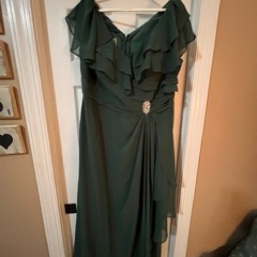 Green Azazie Mother of the Bride Gown